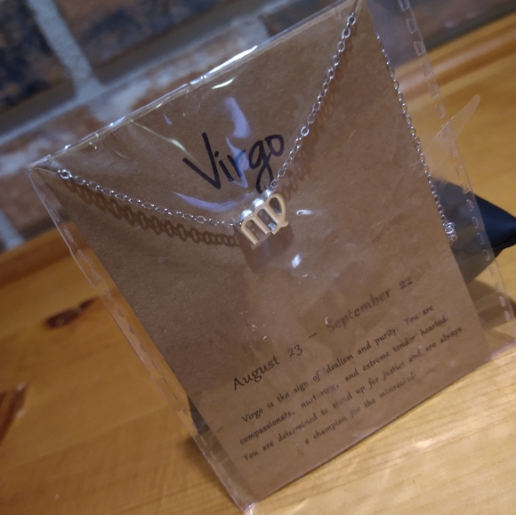 Virgo Zodiac Necklace for womens Girls Astrology Horoscope Necklace - Picture 6 of 6
